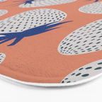 Inky Strawberries Bath Mat Gallery Image 3