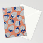 Inky Strawberries Stationery Card Gallery Image 2