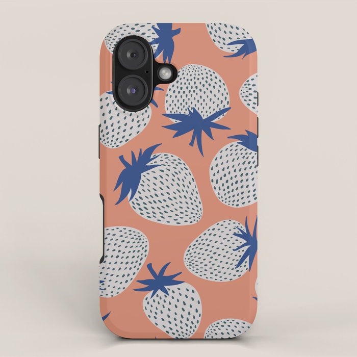 Inky Strawberries iPhone Case Gallery Image 1