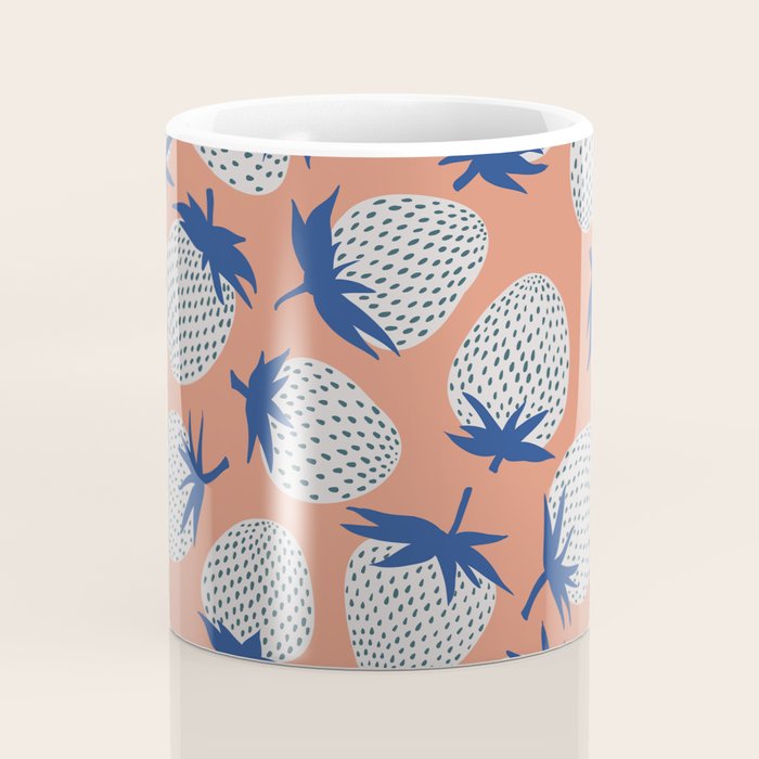 Inky Strawberries Coffee Mug Gallery Image 4