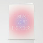 Trust The Process Gradient Lavender & Pink Stationery Card Gallery Image 2