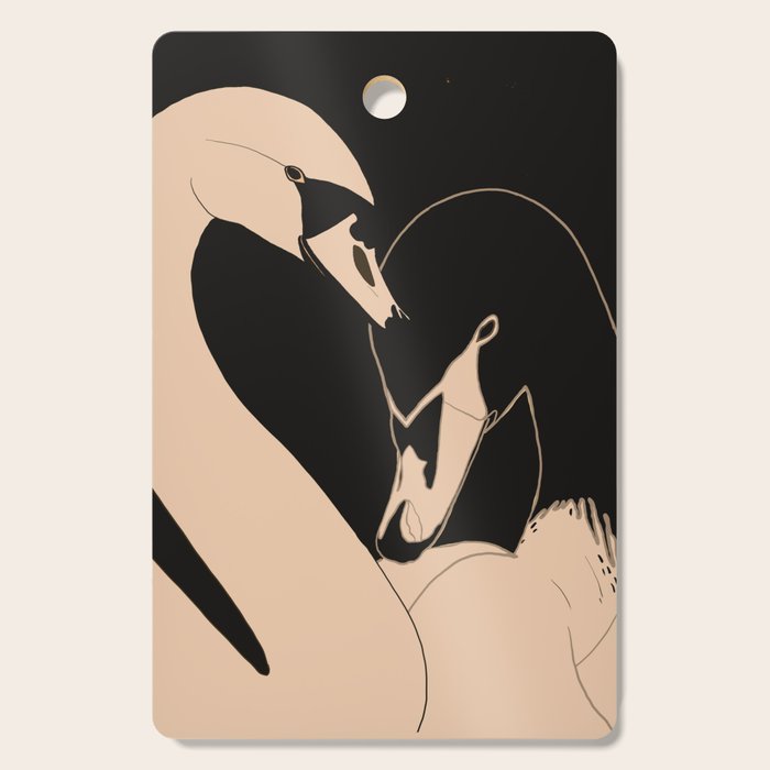 Two Swans Cutting Board Gallery Image 1