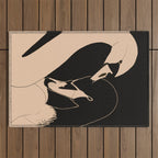 Two Swans Outdoor Rug Gallery Image 1