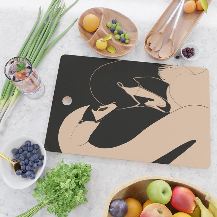 Two Swans Cutting Board Gallery Image 2
