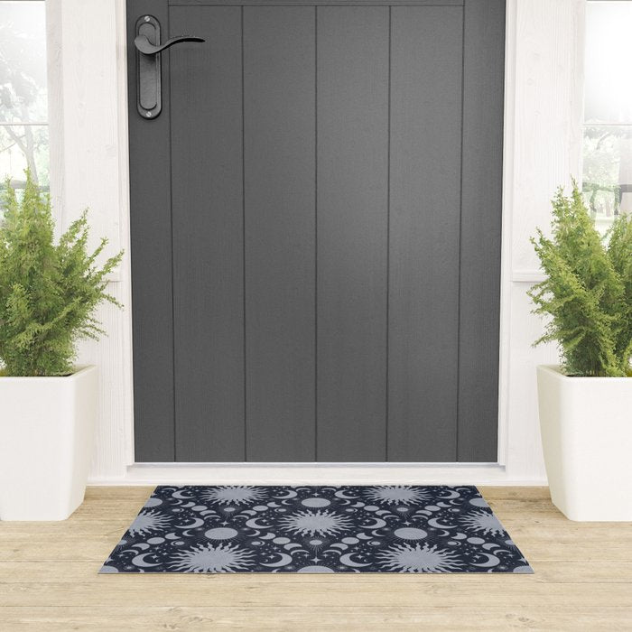 Tarot Celestial Indigo Welcome Mat Gallery Image 3