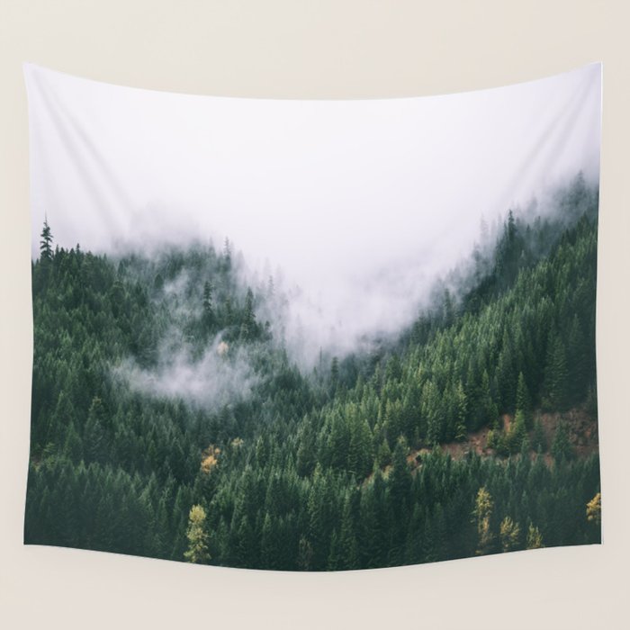 Forest Fog VIII Wall Tapestry Gallery Image 4
