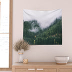 Forest Fog VIII Wall Tapestry Gallery Image 2