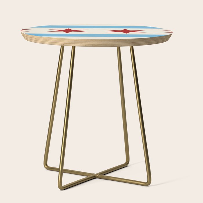 Chicago Flag Side Table Gallery Image 1