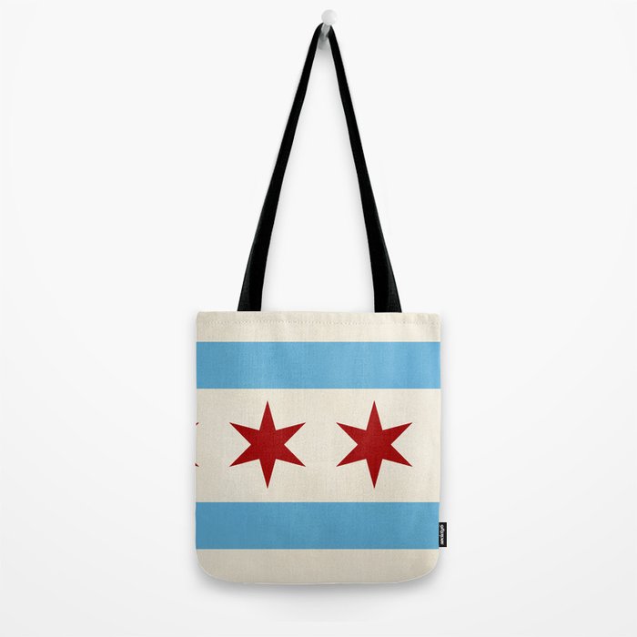 Chicago Flag Tote Bag Gallery Image 2