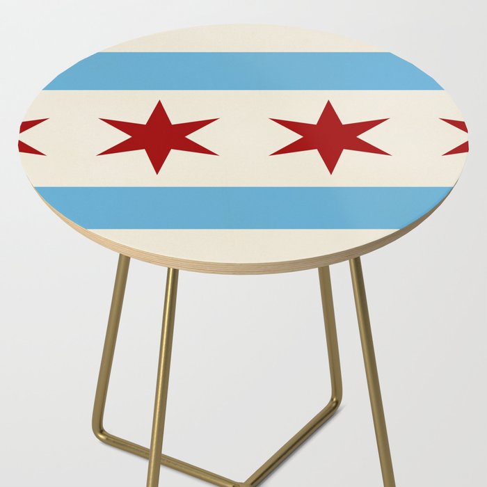 Chicago Flag Side Table Gallery Image 2