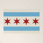 Chicago Flag Welcome Mat Gallery Image 1