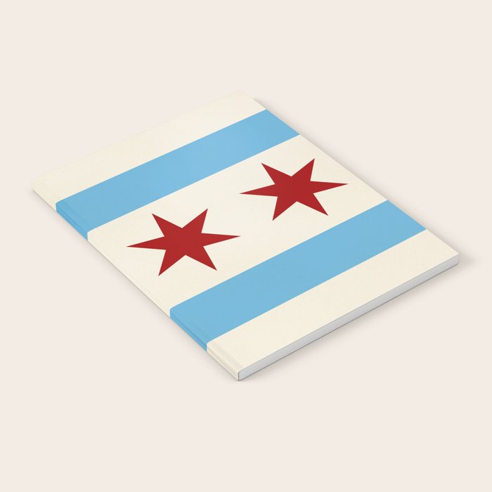 Chicago Flag Notebook Gallery Image 1