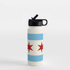 Chicago Flag Water Bottle Gallery Image 1