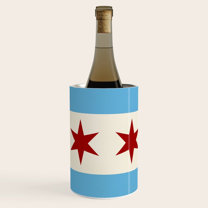 Chicago Flag Wine Chiller Gallery Image 3