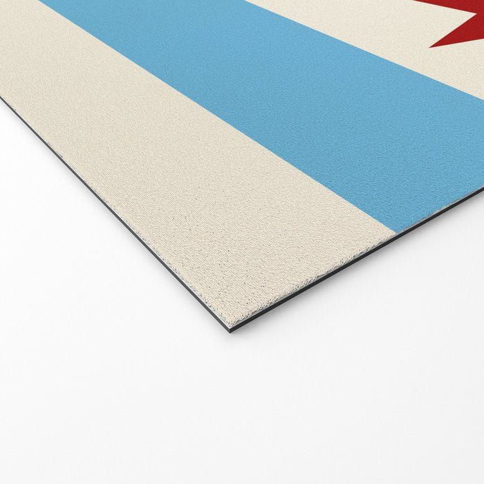 Chicago Flag Welcome Mat Gallery Image 2