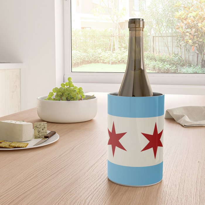 Chicago Flag Wine Chiller Gallery Image 4