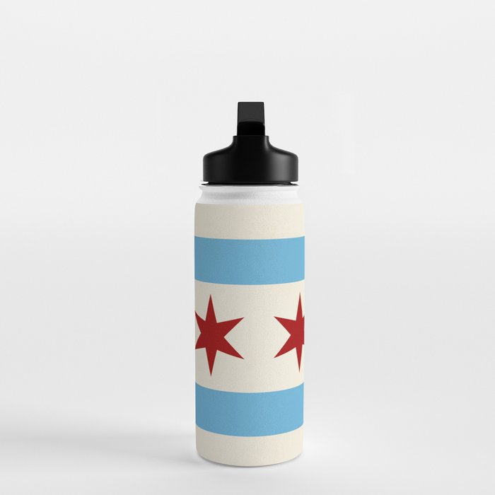 Chicago Flag Water Bottle Gallery Image 3