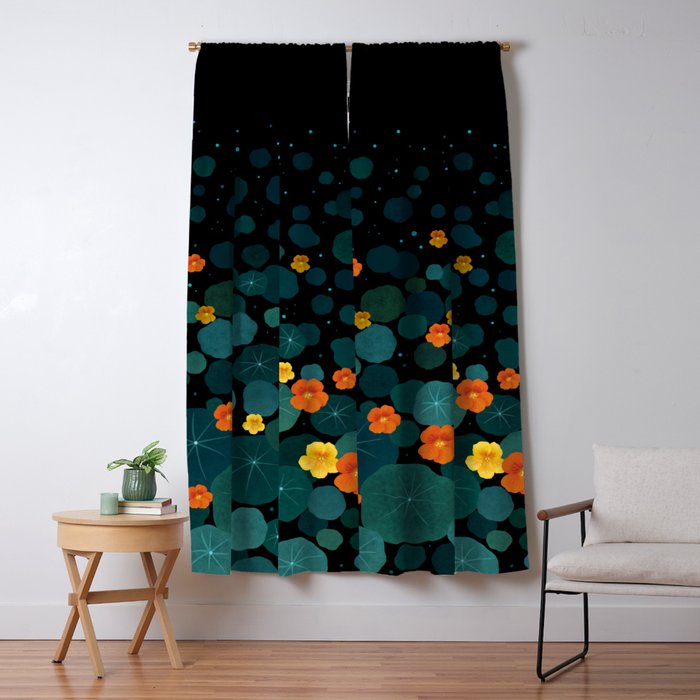 Nasturtium Garden Window Curtain Gallery Image 5