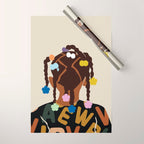 Black Girl Magic No. 2 Wrapping Paper Gallery Image 1