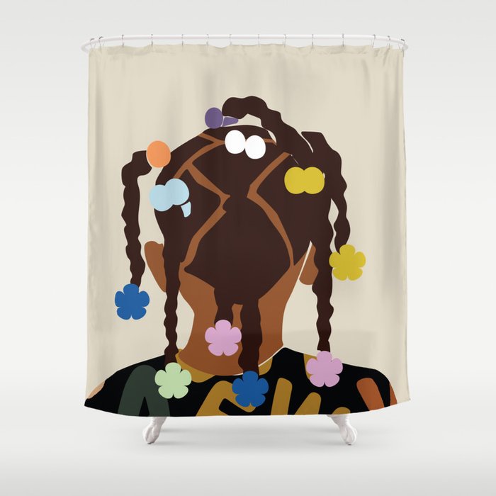 Black Girl Magic No. 2 Shower Curtain Gallery Image 1