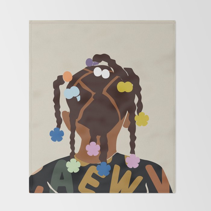 Black Girl Magic No. 2 Throw Blanket Gallery Image 2