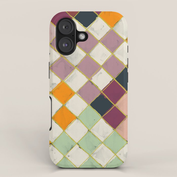Diamond Grid iPhone Case Gallery Image 1