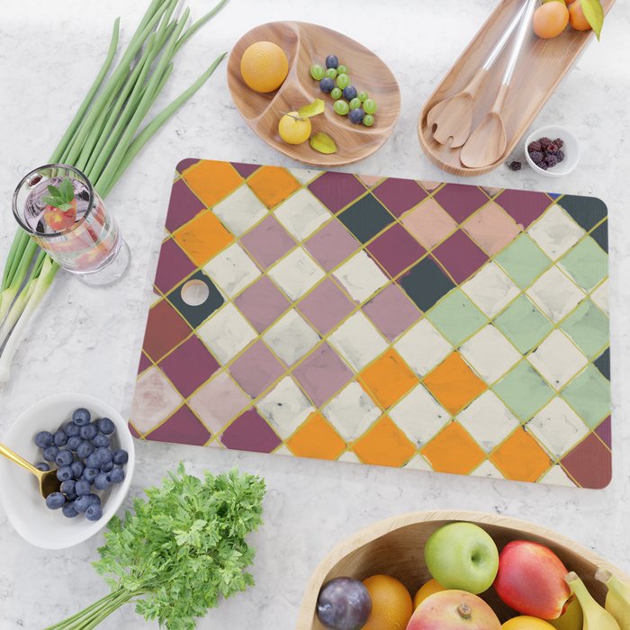 Diamond Grid Cutting Board Gallery Image 2