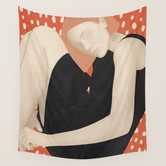 Abstract Art Female Figure 30 Wall Tapestry Gallery Image 4