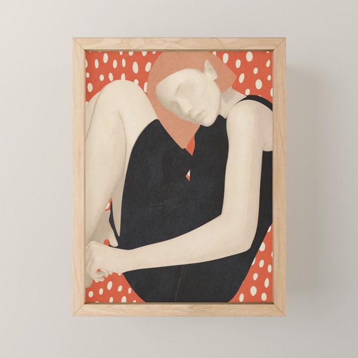 Abstract Art Female Figure 30 Mini Art Print Gallery Image 1