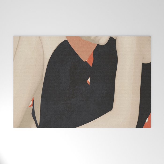 Abstract Art Female Figure 30 Welcome Mat Gallery Image 1