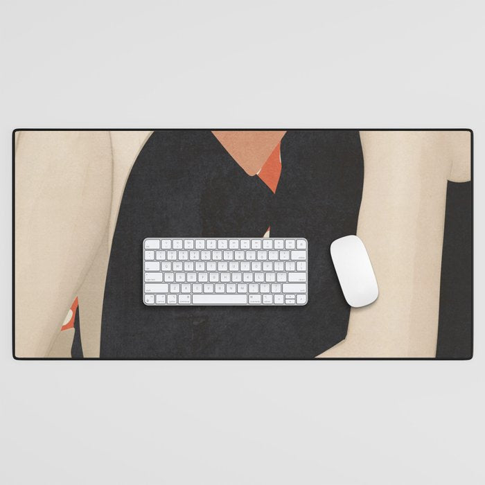Abstract Art Female Figure 30 Desk Mat Gallery Image 1