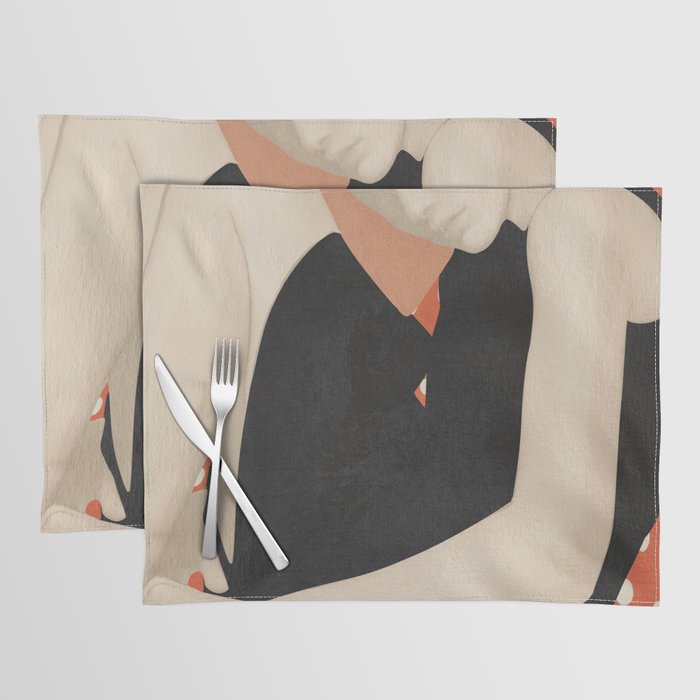Abstract Art Female Figure 30 Placemat Gallery Image 1