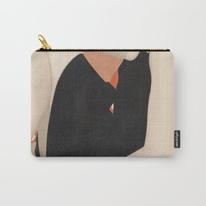 Abstract Art Female Figure 30 Carry All Pouch Gallery Image 1