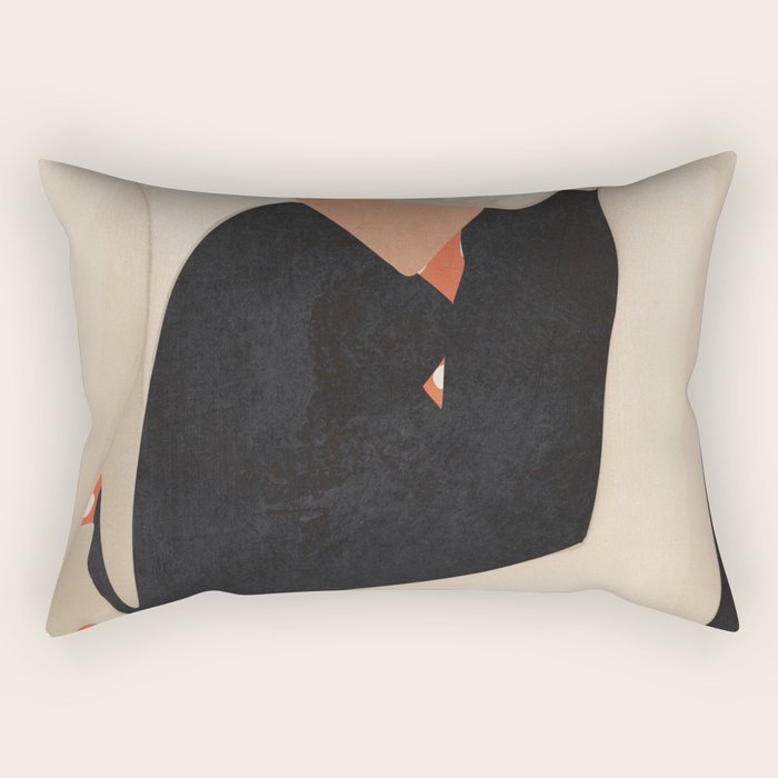 Abstract Art Female Figure 30 Rectangular Pillow Gallery Image 2