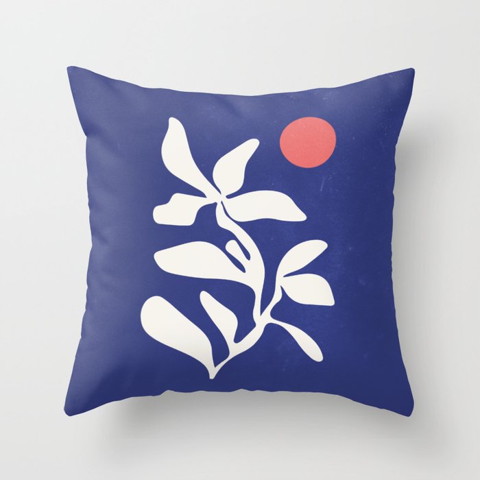 Indigo Sunrise Throw Pillow Gallery Image 1