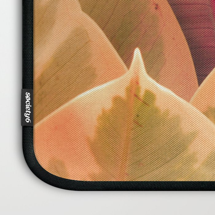 Beautiful Leaves II  botanical rubber plant leaf photograph Laptop Sleeve Gallery Image 3