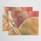Beautiful Leaves II  botanical rubber plant leaf photograph Placemat Gallery Image 1