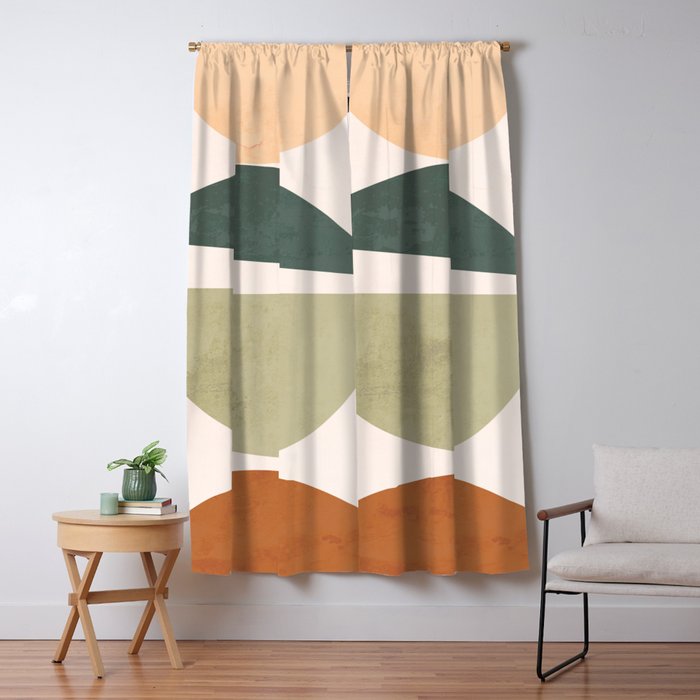 Minimal Abstract Shapes 15 Window Curtain Gallery Image 5