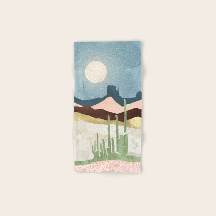 Desert Bloom Bath Towel Gallery Image 1