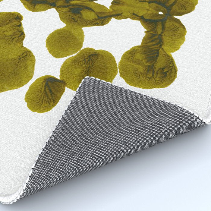 Olive Green Rorschach Test Rug Gallery Image 4