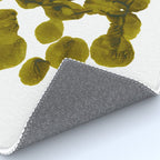 Olive Green Rorschach Test Rug Gallery Image 4