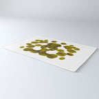 Olive Green Rorschach Test Rug Gallery Image 3