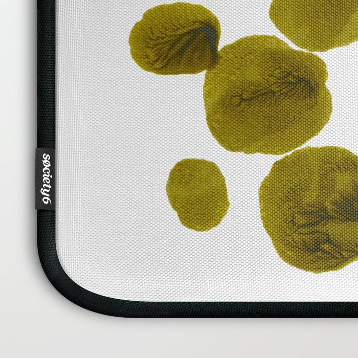 Olive Green Rorschach Test Laptop Sleeve Gallery Image 3