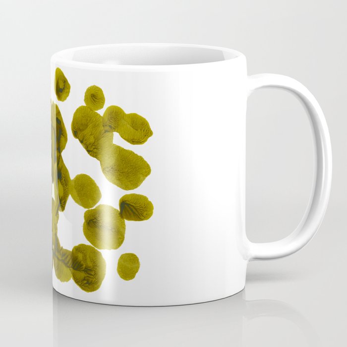 Olive Green Rorschach Test Coffee Mug Gallery Image 1