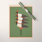 Four Birds I Wrapping Paper Gallery Image 1