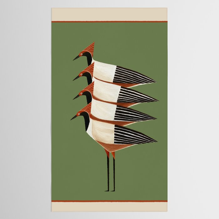 Four Birds I Tablecloth Gallery Image 2