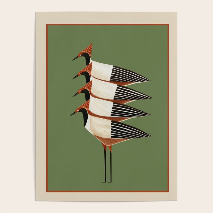 Four Birds I Poster Gallery Image 2