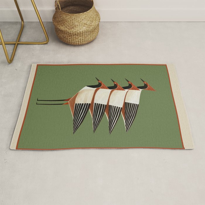 Four Birds I Rug Gallery Image 1