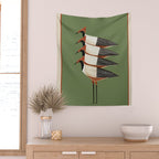 Four Birds I Wall Tapestry Gallery Image 2