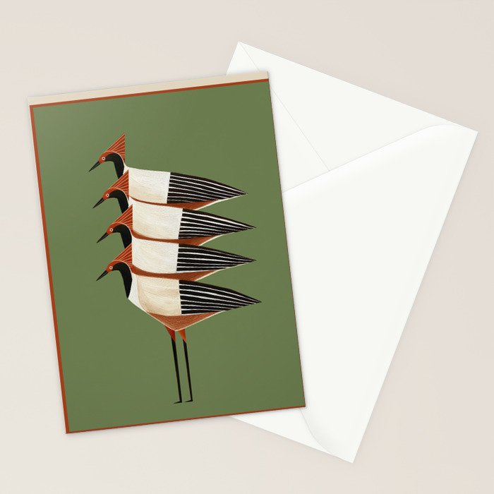 Four Birds I Stationery Card Gallery Image 2